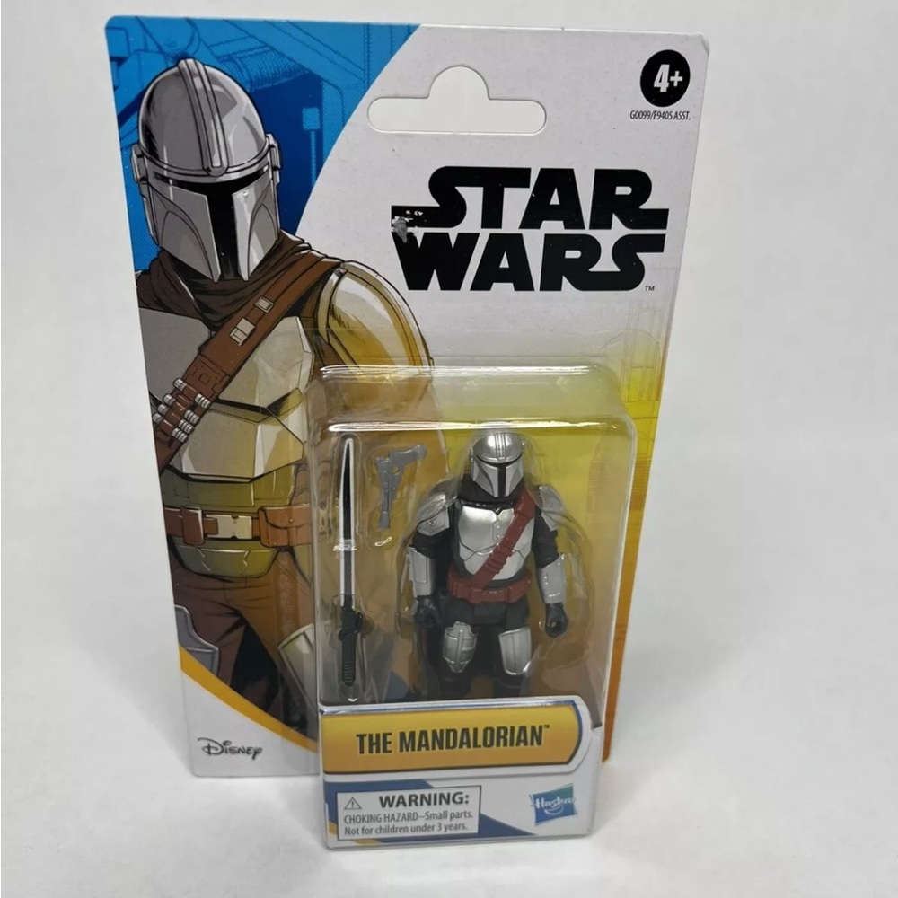 Hasbro Star Wars Epic Hero Series Mandalorian‎ w Black Saber & Pistol 4" Figure